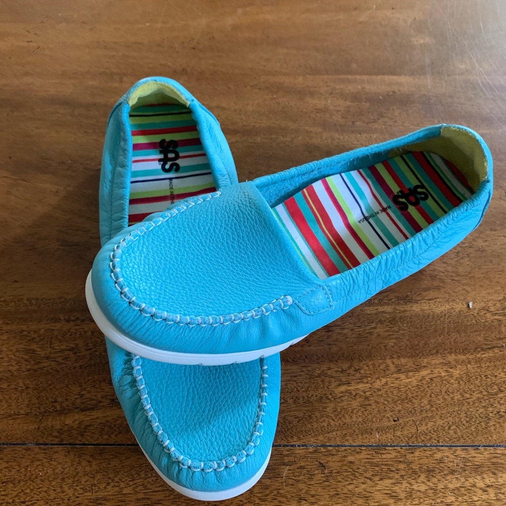 SAS Sunny Loafer Periwinkle Blue 10 M